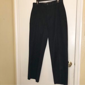 Dockers Mens Black Khaki Classic Fit